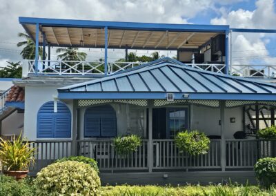 Villa porch and rooftop deck